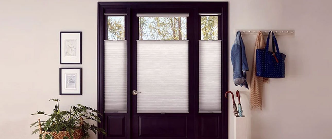 Door blinds banner