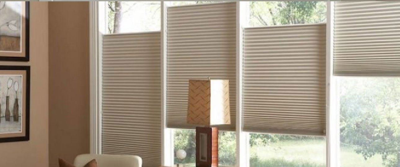 Honey comb blinds banner
