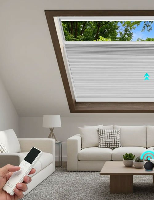 Motorized Skylight Blinds