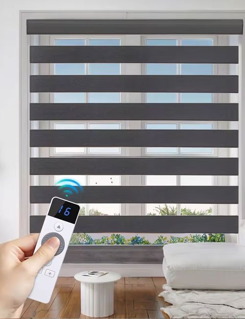 Motorized Zebra Blinds