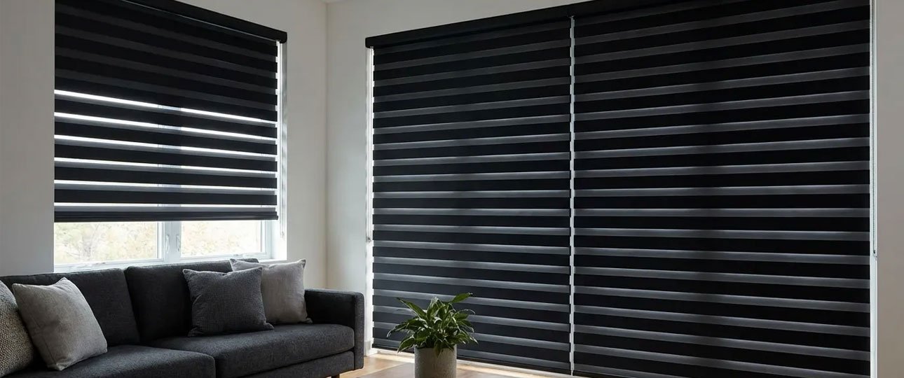 Zebra blinds banner